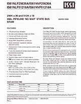 DataSheet IS61NLP25636A pdf